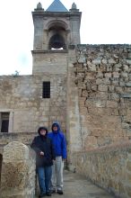 We got wet but the castle was really neat.  