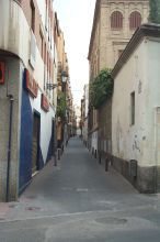 We miss the daily dodging of vehicles on the narrow brick street around our house.  You also have to watch out for "squirters", loose bricks that squirt dirty water up your leg if you inadvertently step on them.