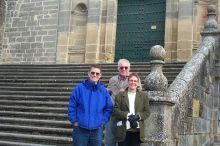 Tom with Kay & Boice in Baeza.