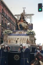 What we have all been waiting for - the paso.  This one has costaleros underneath AND on the outside!