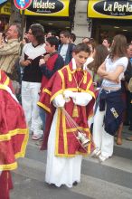 The incense spreader.  He seemed to be really into his job.