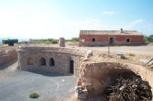 One of the many cave homes (see chimney) around Gorafe.