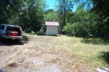 We will put up a storage something in front of the well house.